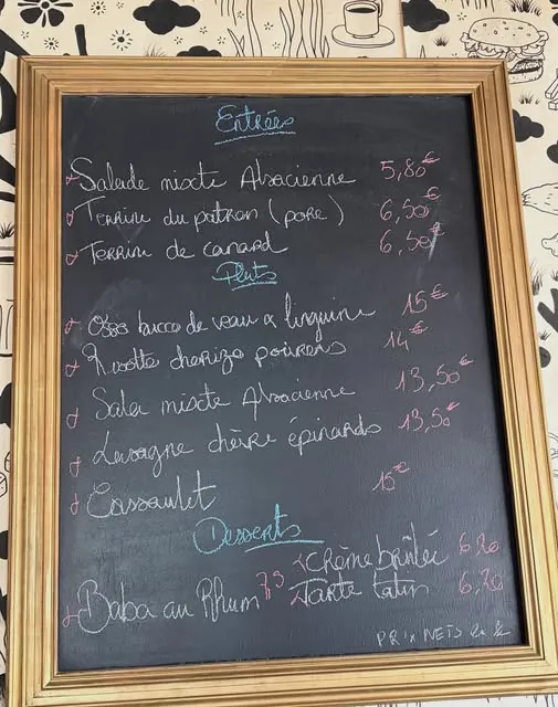 Photo de l’ardoise du 5 octobre